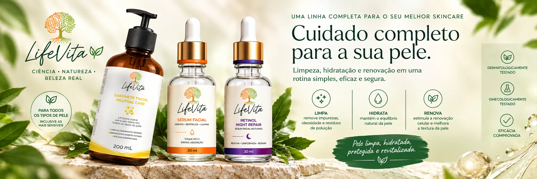 LifeVita - Cuidado completo para a sua pele