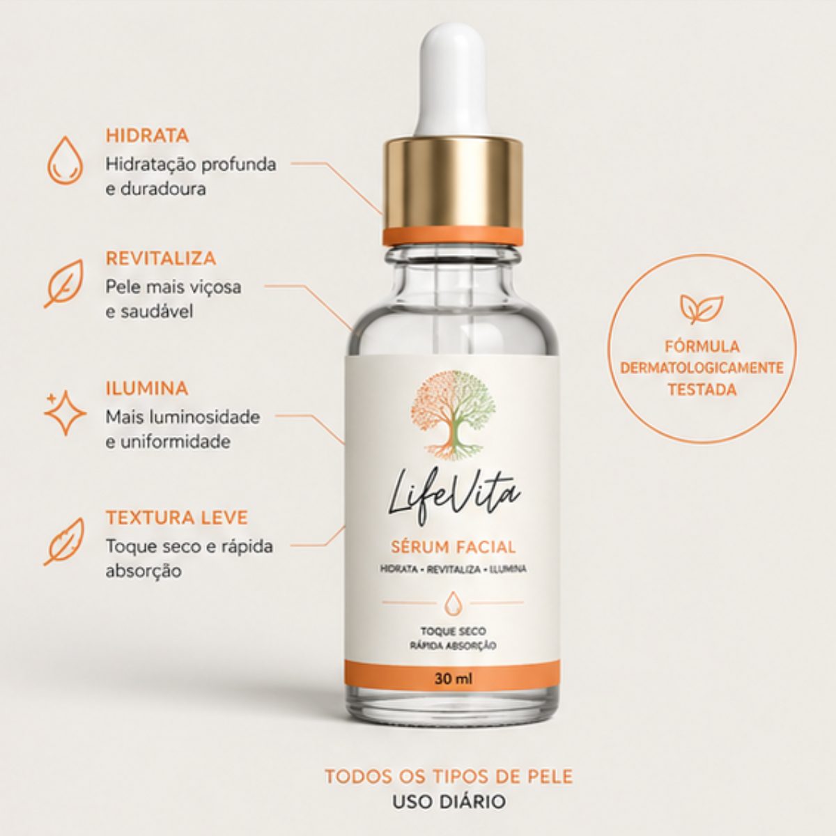 Sérum Clareador Lumina - LifeVita