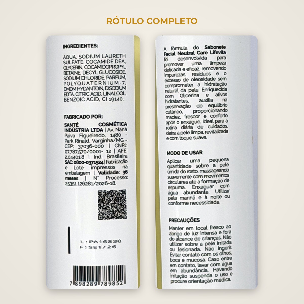 Sabonete Facial Neutral Care - Imagem 4